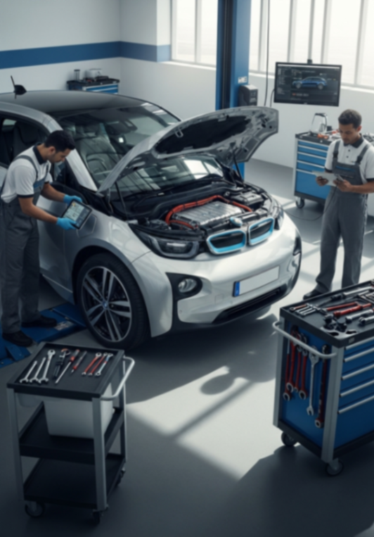  صيانة السيارات الكهربائية